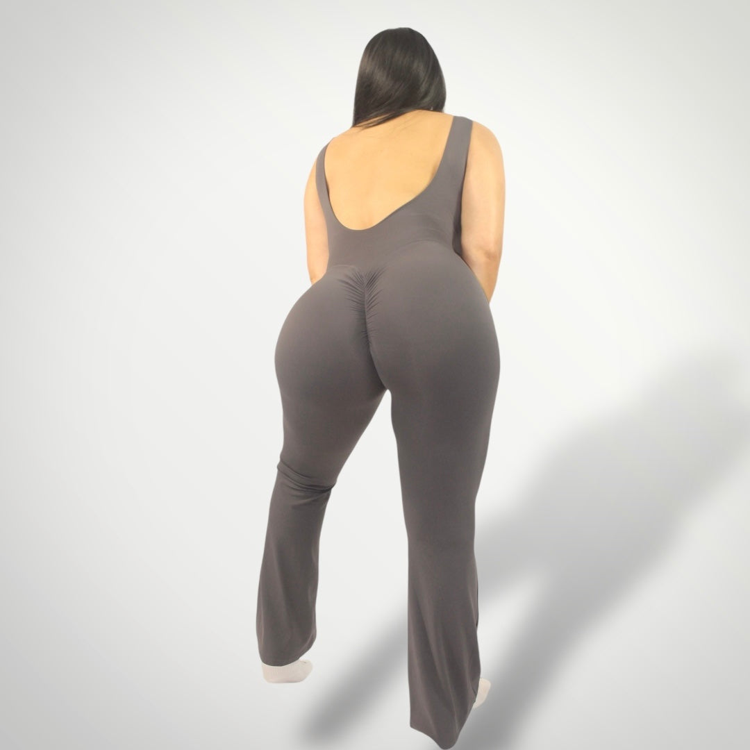 Sexy soft Jumpsuit Backless Body Scrunch butt