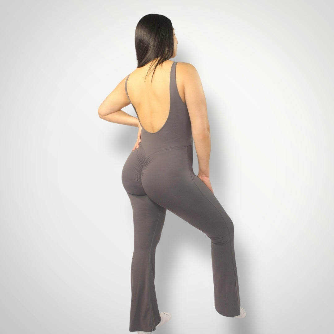 Sexy soft Jumpsuit Backless Body Scrunch butt